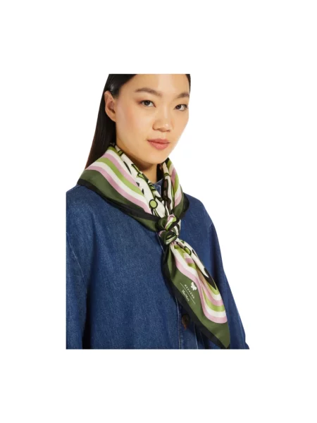 Sukienka T-shirtowa o długości do kolan z bocznymi marszczeniami model ‘PIREO’ Weekend Max Mara biała