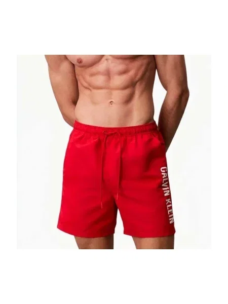 Fürdőruha Calvin Klein Jeans piros
