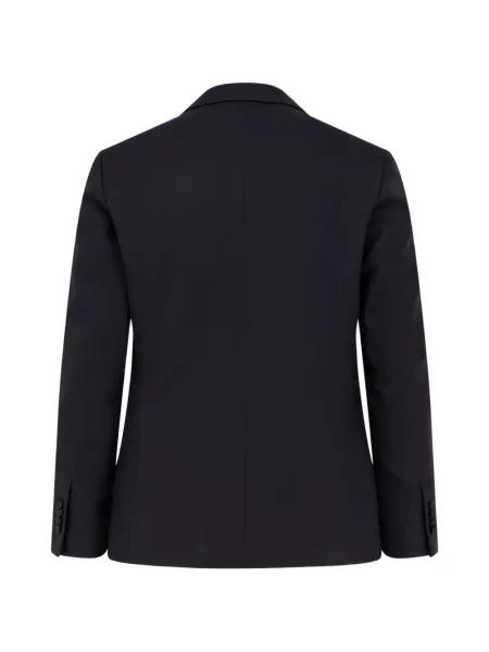 Costum Lardini din satin cu rever negru