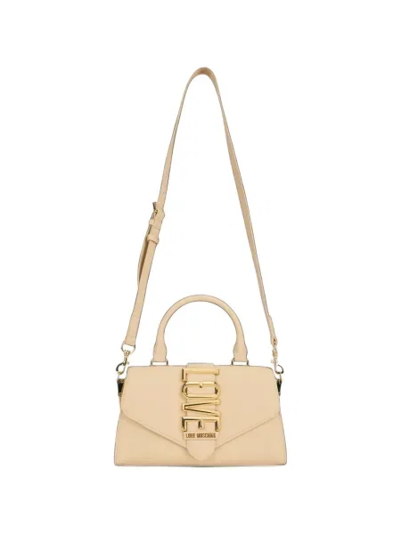 Geantă shopper Love Moschino cu autograf
