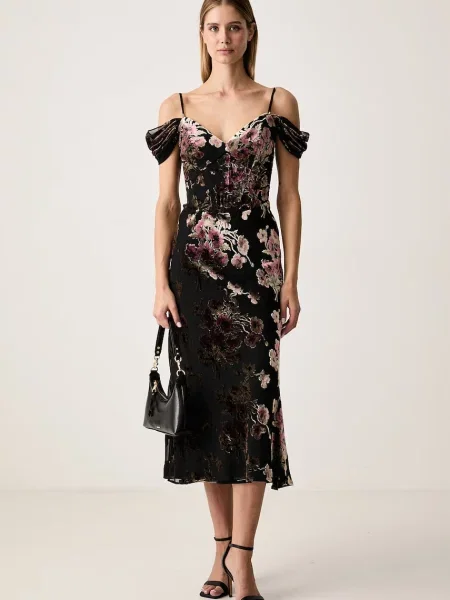 Luisa Spagnoli rochie Generosita negru