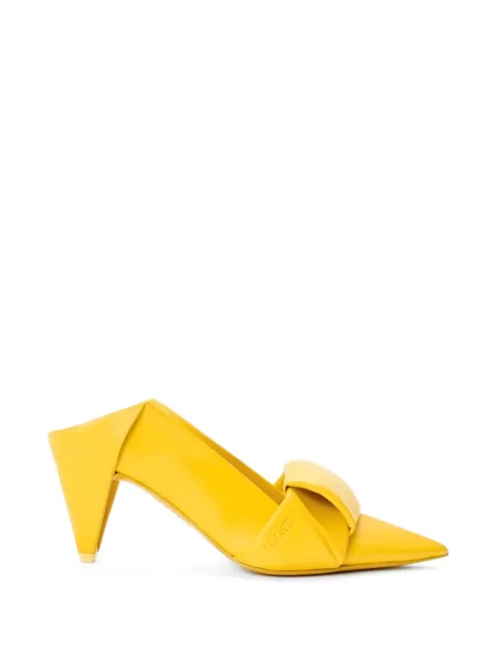 Pantofi cu toc Loewe galben