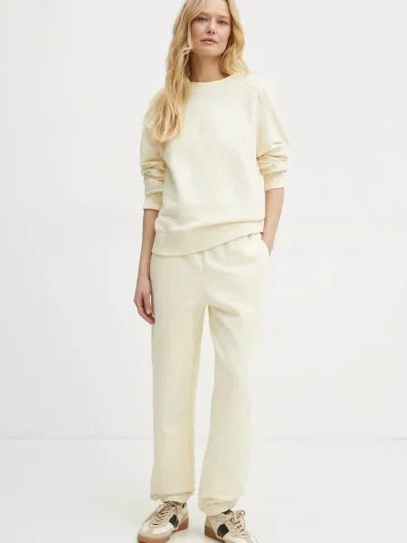 Спортивні штани Patrizia Pepe однотонні бежевий