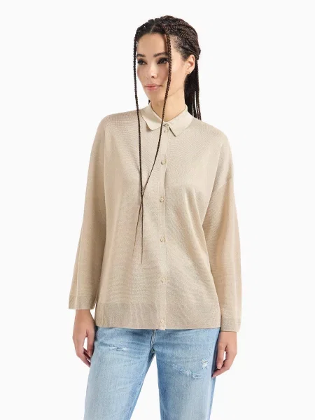 Кардиган Armani Exchange бежевий