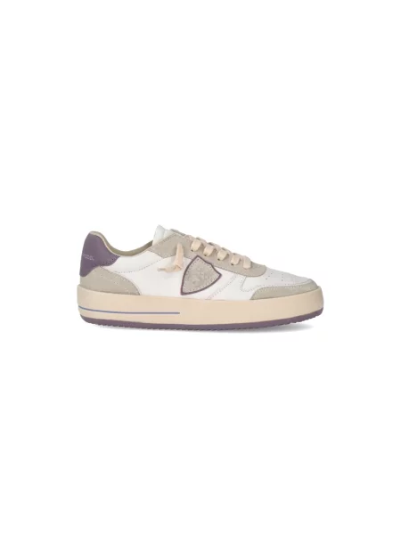 Buty do tenisa Philippe Model zamszowe do tenisa białe