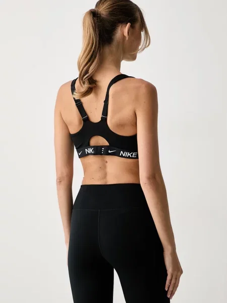 Nike спортен сутиен Indy High Support черно