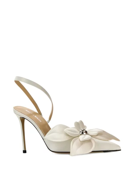 Pantofi cu toc Mach & Mach alb