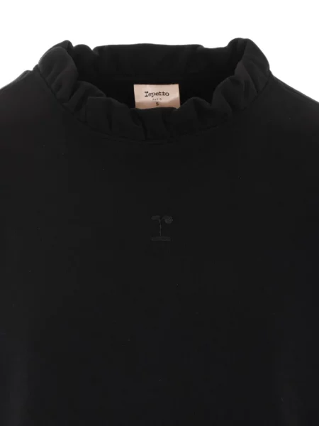 Pulover Repetto cu broderie negru