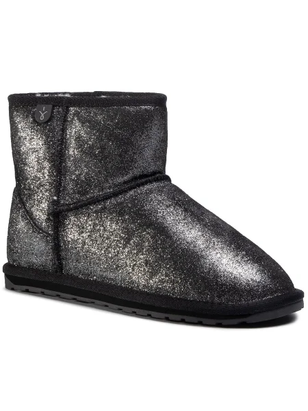 EMU Australia Апрески Wallaby Mini Metallic Teens Черен сиво
