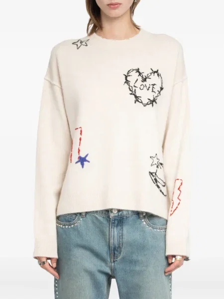 Пуловер Zadig&voltaire със сърца