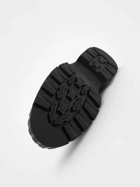 Кожаные ботинки Reserved черные