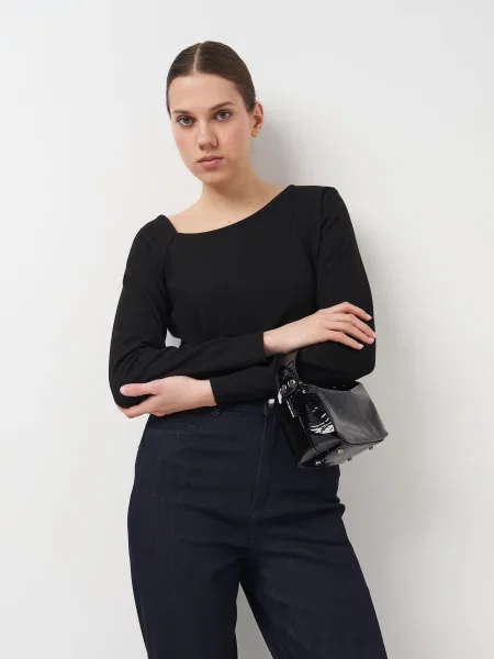 C&A Лонгслів чорний