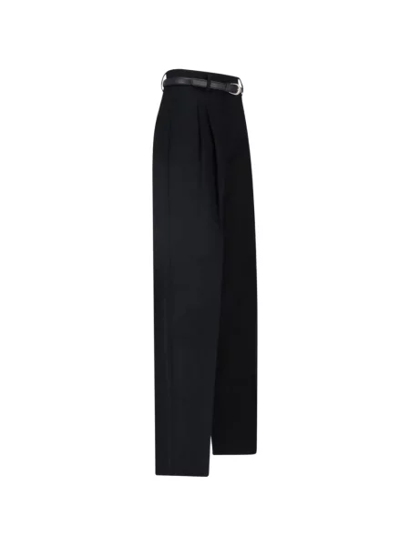 Cu centură pantaloni Max Mara negru