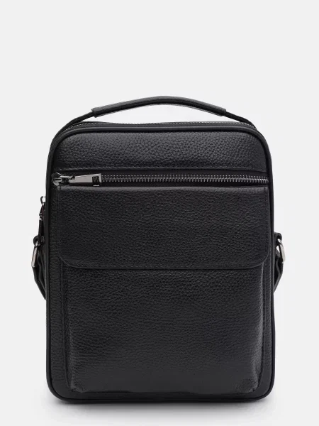 Borsa Leather Мессенджер Шкіра чорний