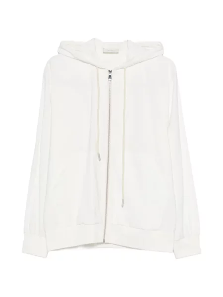 Суичър с качулка Yes London бяло
