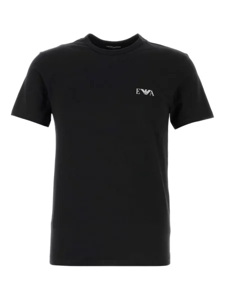 Tricou Emporio Armani cu imagine negru