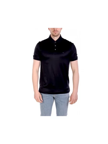 Koszulka polo Emporio Armani niebieska