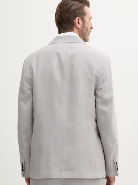 Calvin Klein len blézer szürke