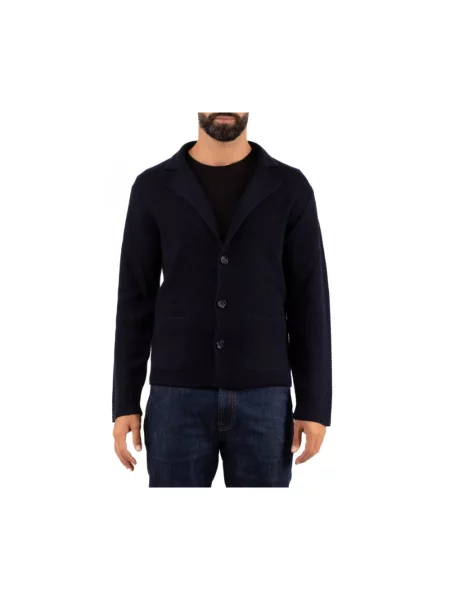 Sweter Daniele Fiesoli niebieski