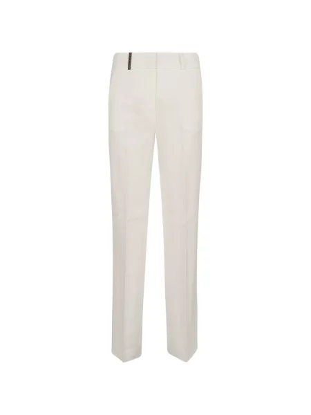 Pantaloni Peserico alb