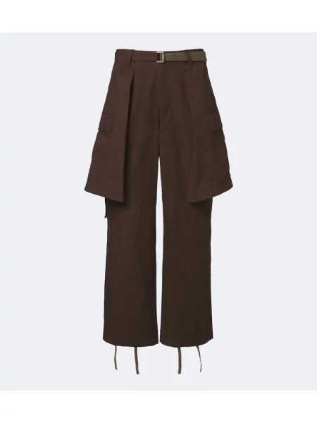 Pantaloni cargo Sacai maro