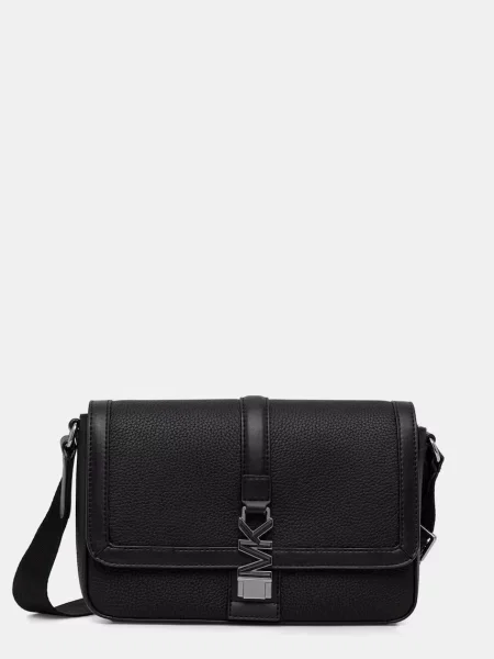 Michael Kors torbica usnjena črna