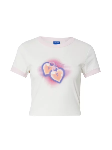 HUGO Tricou Dalia alb
