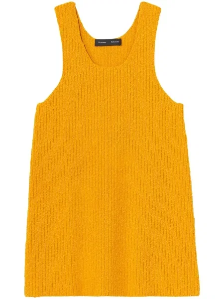 Плетен топ Proenza Schouler жълто