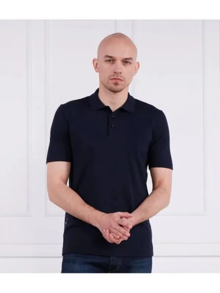 BOSS BLACK Polo Parlay negru