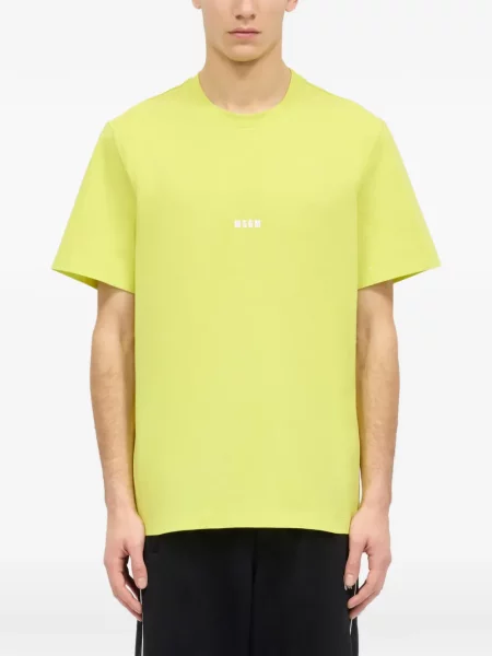 Tricou Msgm cu autograf verde
