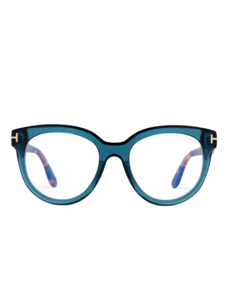 Ochelari de soare rotunzi Tom Ford Eyewear albastru