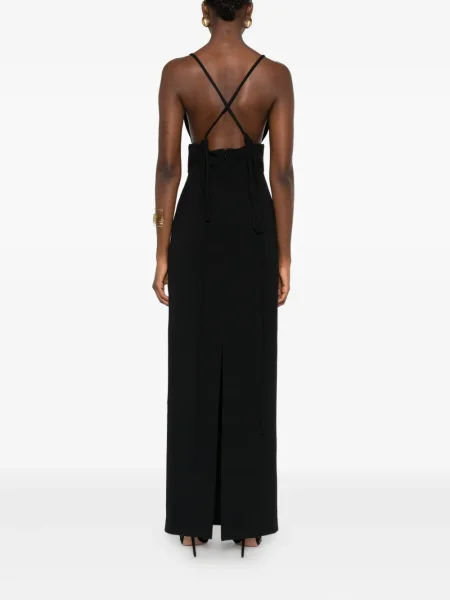 Rochie maxi Solace London de costum negru