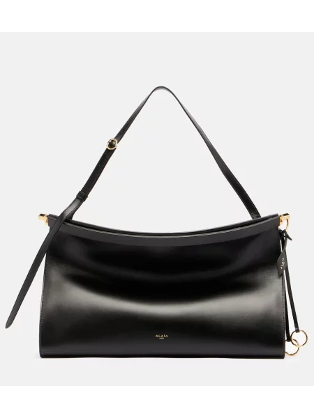 Geanta de piele Alaïa din piele negru