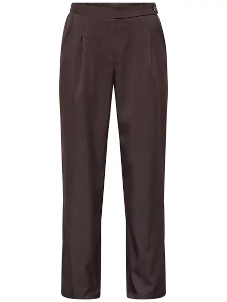 SISTERS POINT Pantaloni cutați VIKSA ciocolatiu