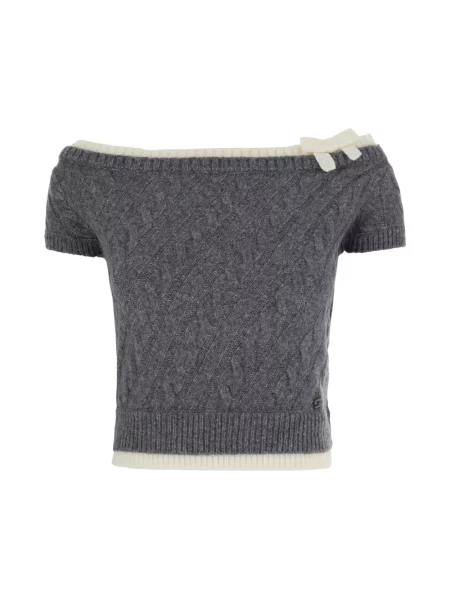 Sweter Shushu/tong wełniany szary