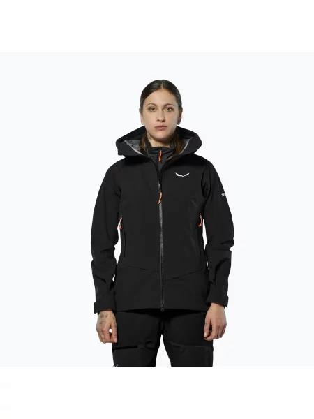 Geacă de ploaie pentru femei Salewa Ortles GTX 3L EPE black out negru