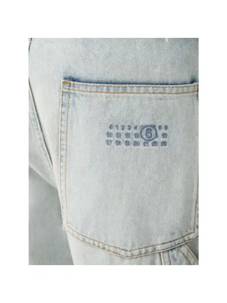 Jeansy Mm6 Maison Margiela niebieskie