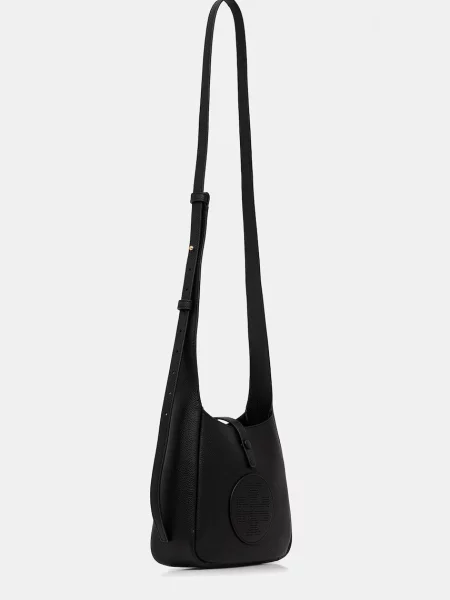 TORY BURCH De piele geantă poștaș Miller Swing negru