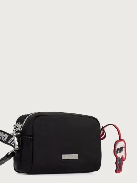 Karl Lagerfeld crossbody torbica črna