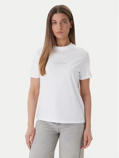 Calvin Klein Jeans tričko dámske biela