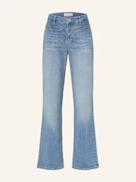 Opus Pants Jeansy Straight Melly Fresh blau niebieskie