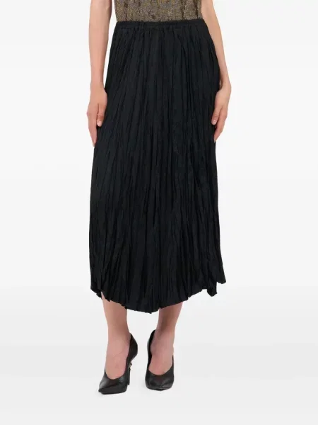 Fusta plisata Roberto Cavalli plisată negru