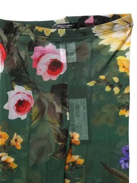 Φλοράλ καλσόν Dolce & Gabbana με σχέδιο πράσινο