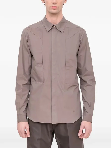 Cămașă Rick Owens lungă gri