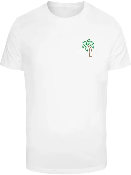 Mister Tee Tricou galben / verde alb