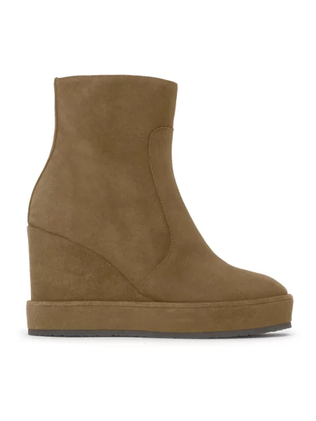 Buty do kostki Castaner zamszowe brązowe