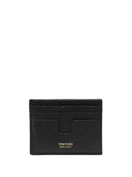 Portofel Tom Ford din piele cu imagine negru