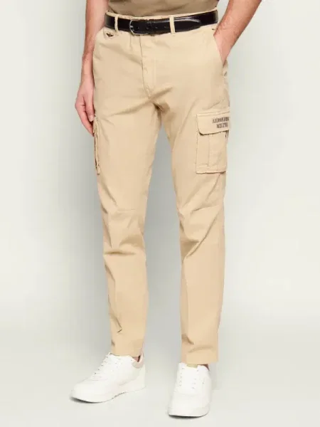 Aeronautica Militare Pantaloni cargo | Slim Fit maro