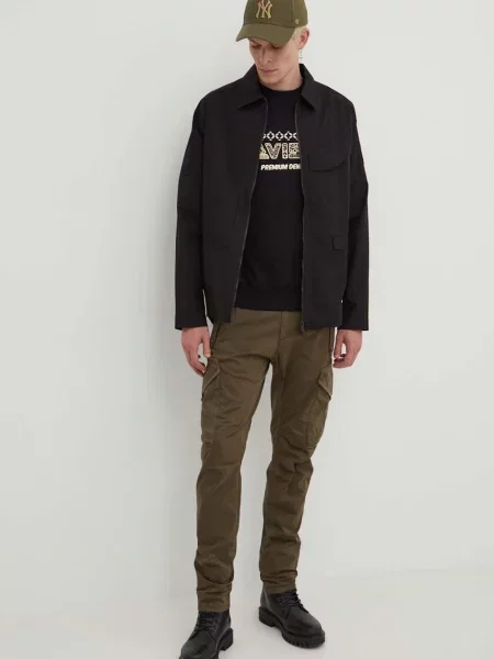 Куртка A-COLD-WALL* Zip Overshirt перехідна oversize чорний
