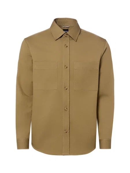 BOSS koszula typu overshirt Mężczyźni Comfort Fit M zielony